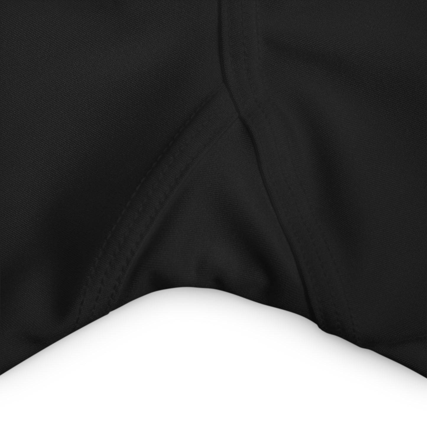 Work It - Black High Waisted Yoga Shorts (AOP)