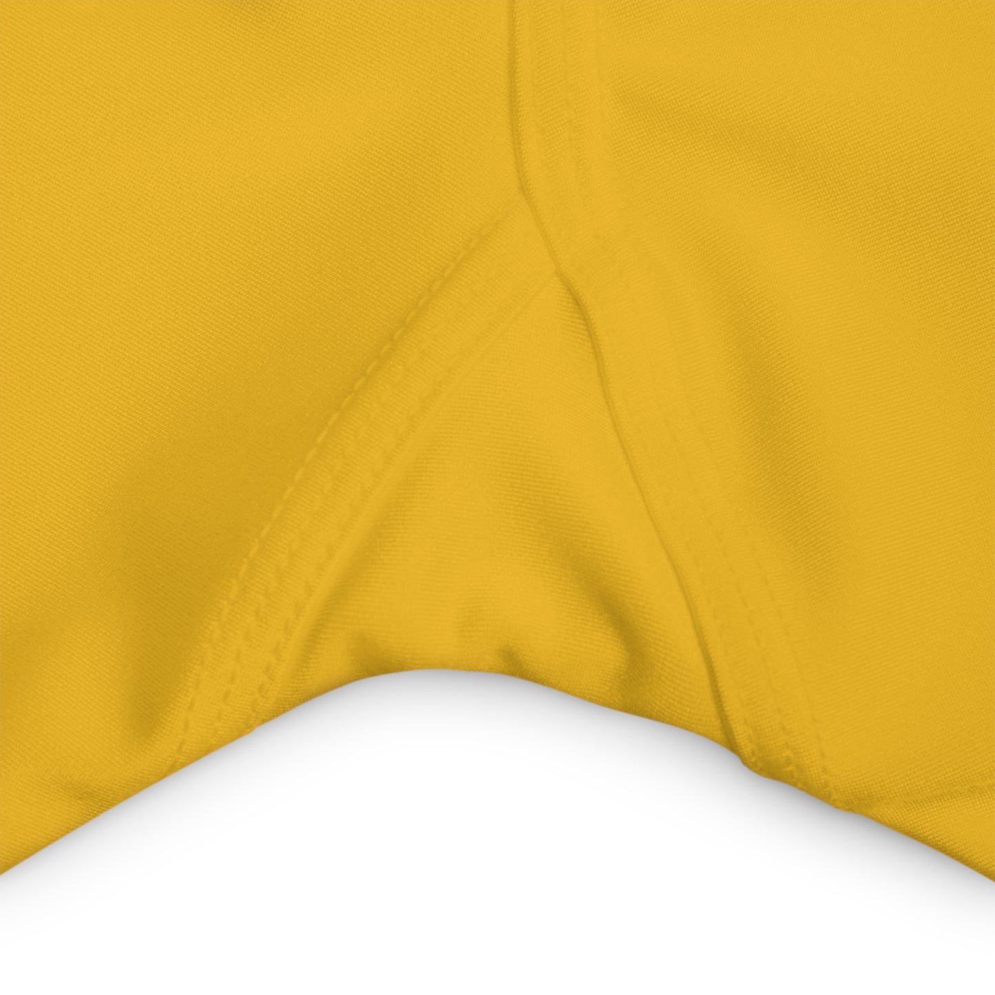 Work It - Yellow High Waisted Yoga Shorts (AOP)