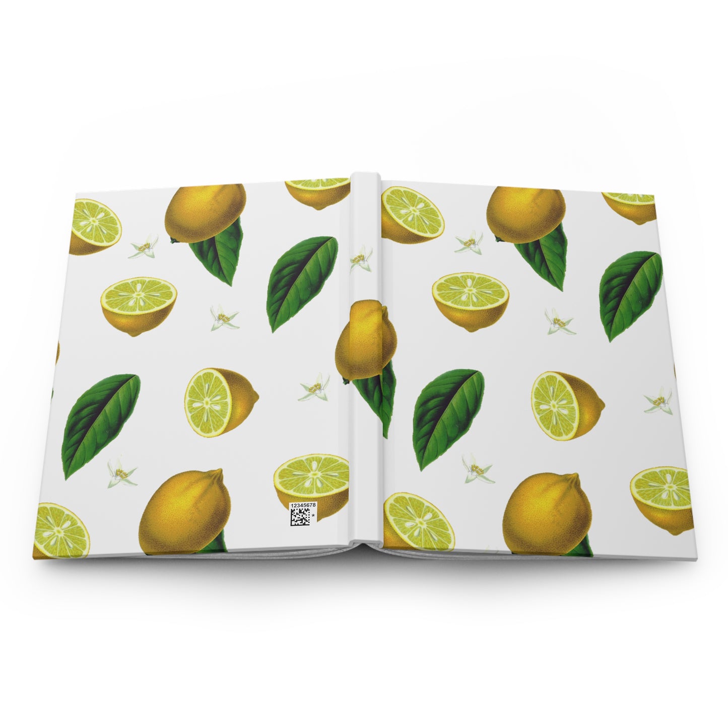 Lemons and Blooms Vintage Hardcover Journal Matte