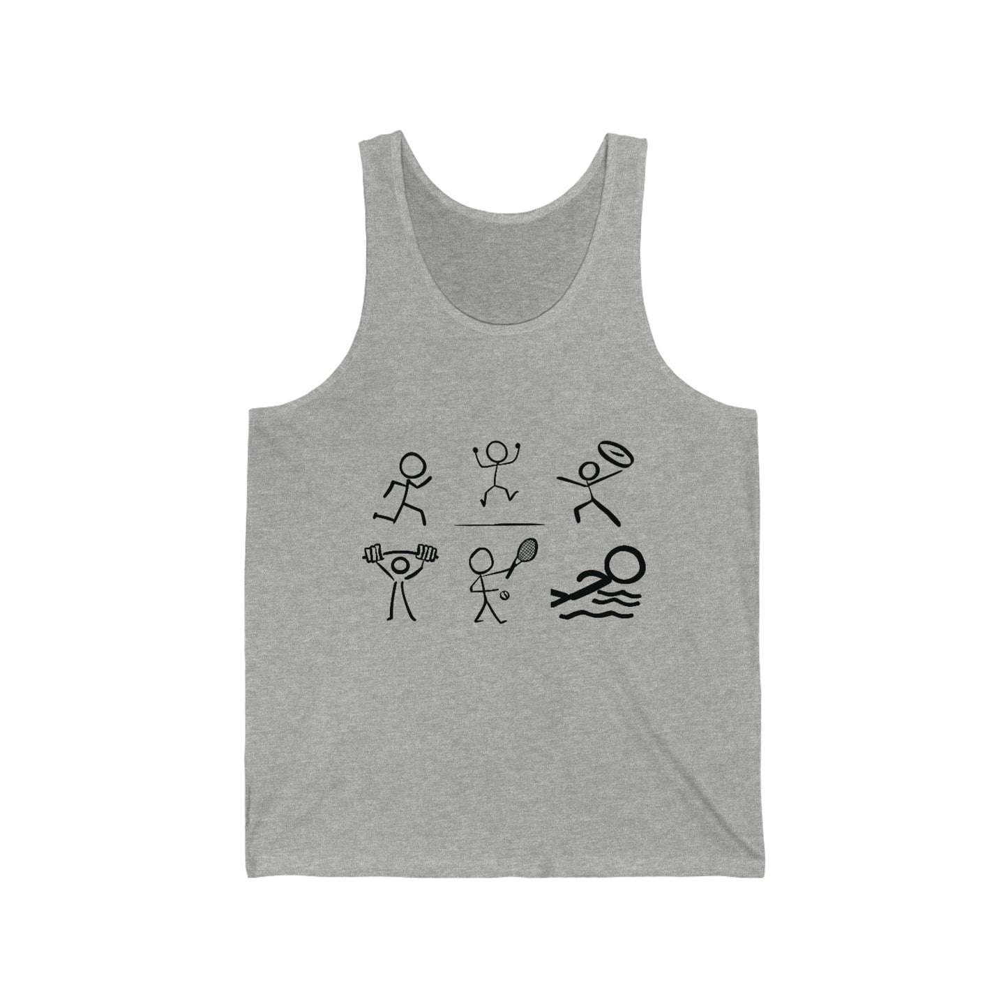 Physical Activity Work Out Tee - Unisex Jersey Tank