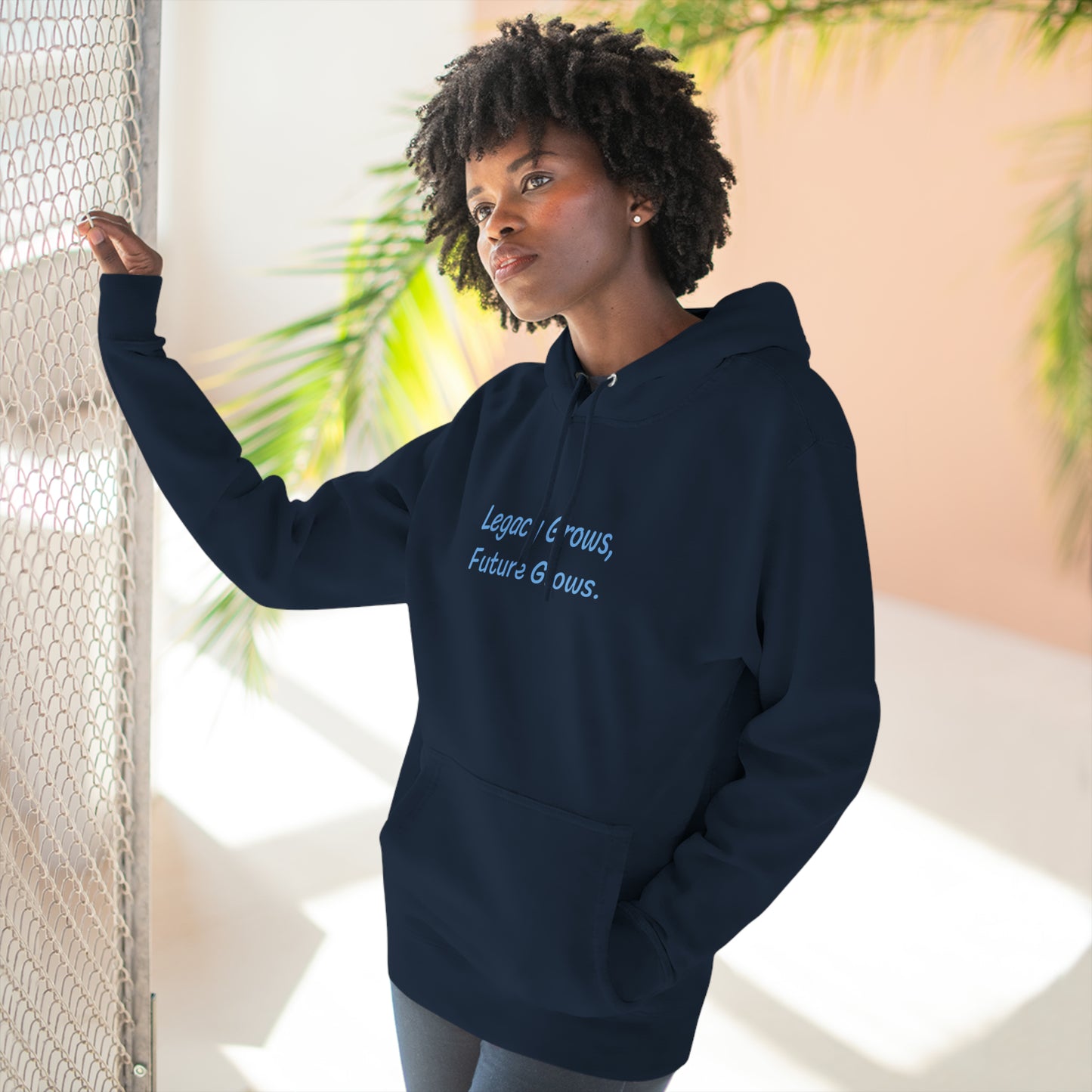 Legacy Grows, Future Glows - Three-Panel Fleece Hoodie