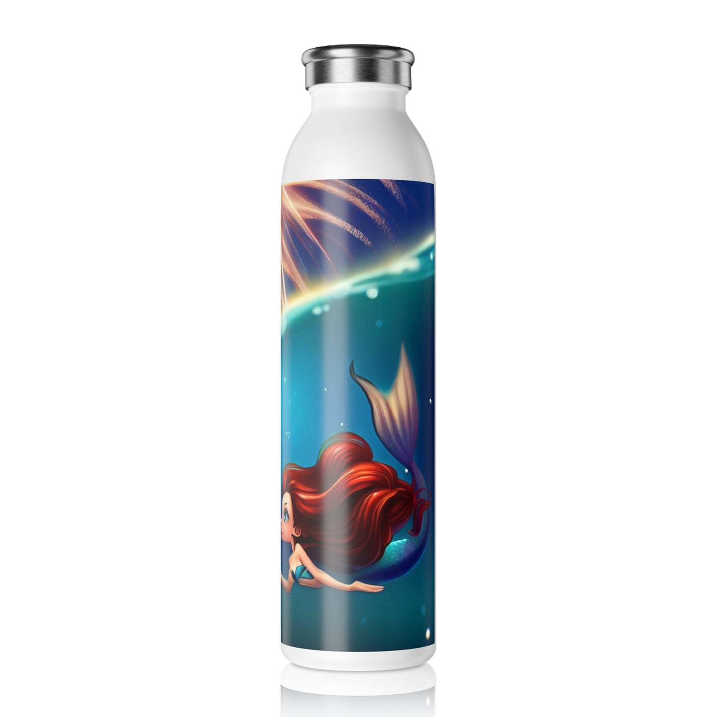 Mermaid Independence - Slim Water Bottle