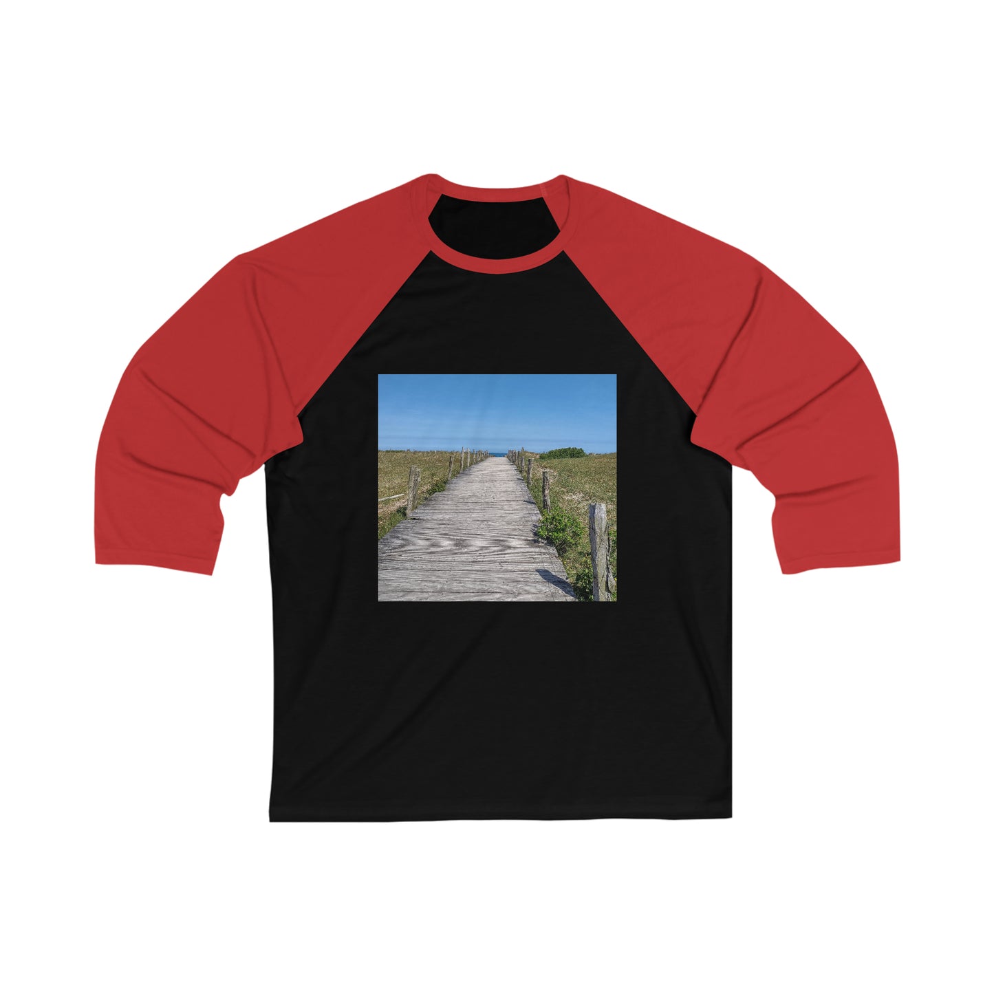 Baltic Boardwalk - Unisex 3\4 Sleeve Baseball Tee