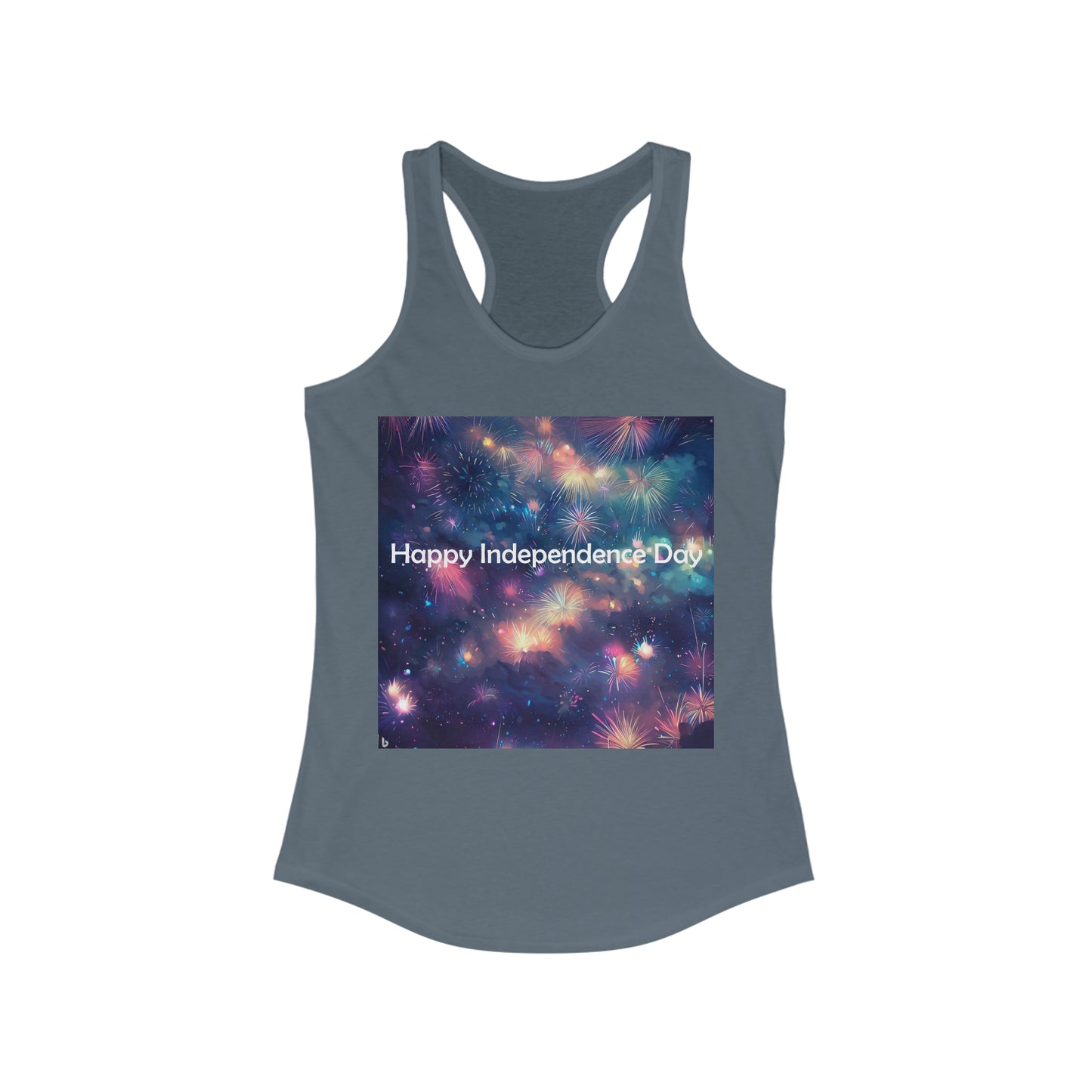 Happy Independence Day - Women's Ideal Racerback Tank