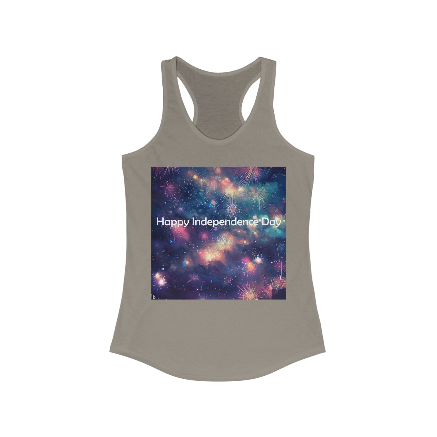 Happy Independence Day - Women's Ideal Racerback Tank