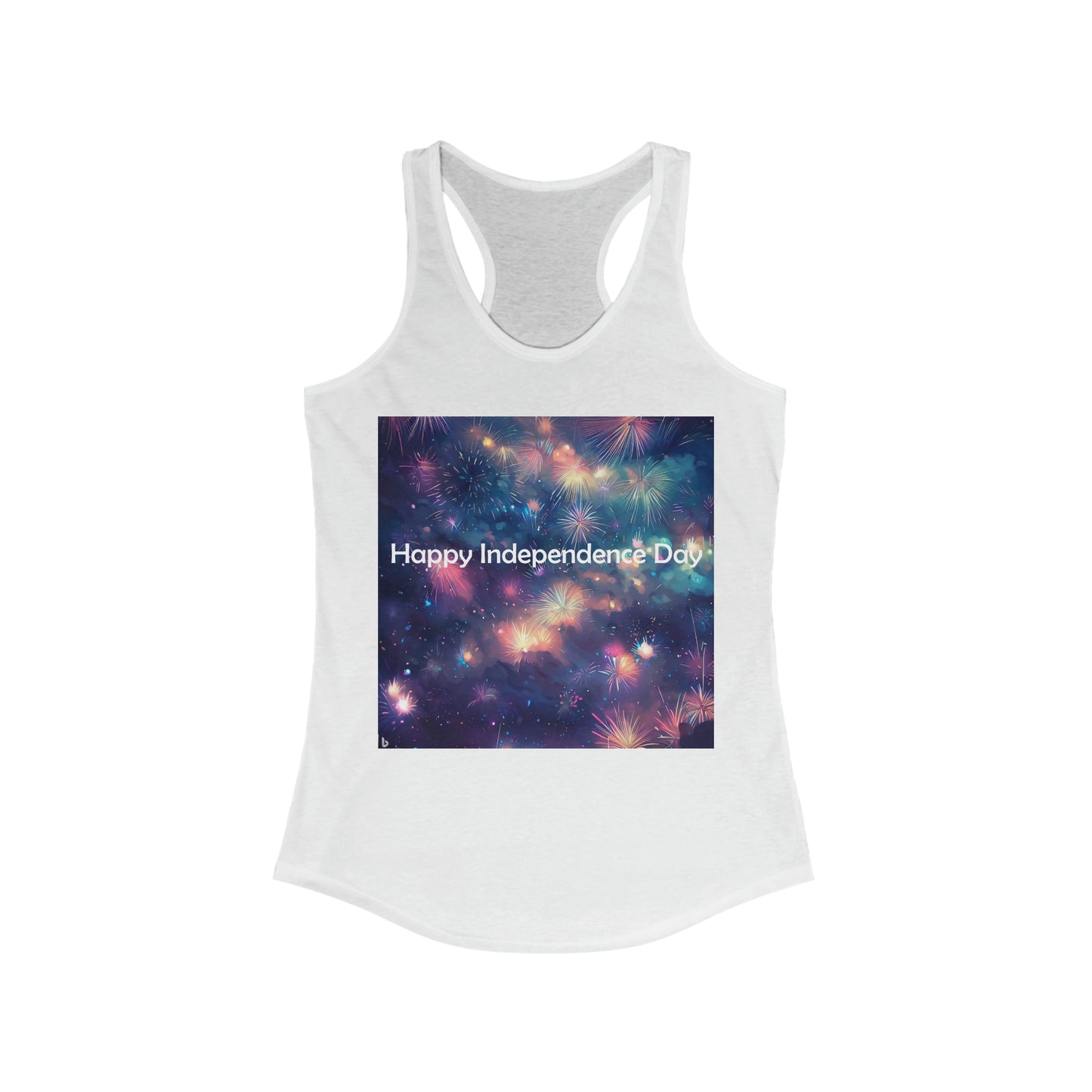 Happy Independence Day - Women's Ideal Racerback Tank