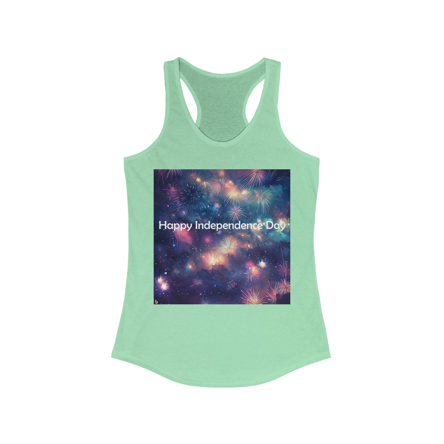 Happy Independence Day - Women's Ideal Racerback Tank