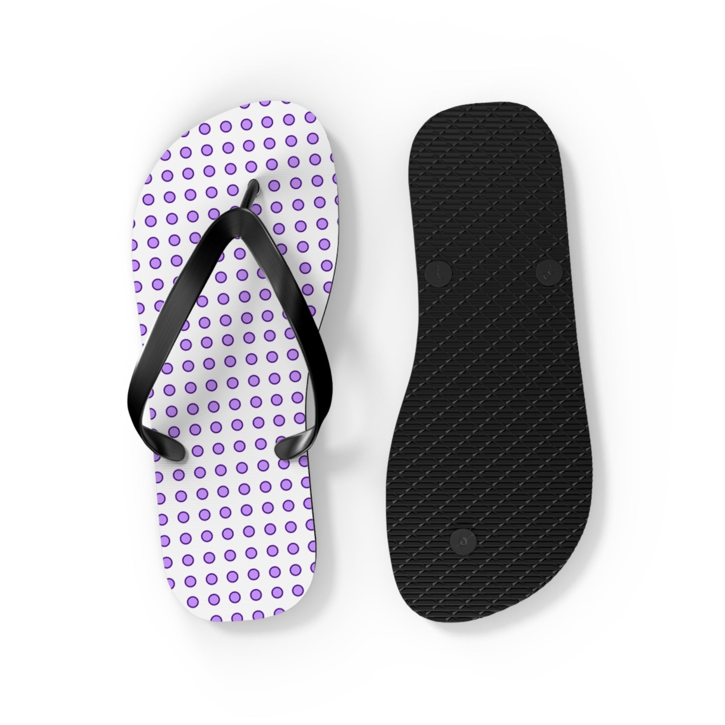 Purple Dots - Flip Flops