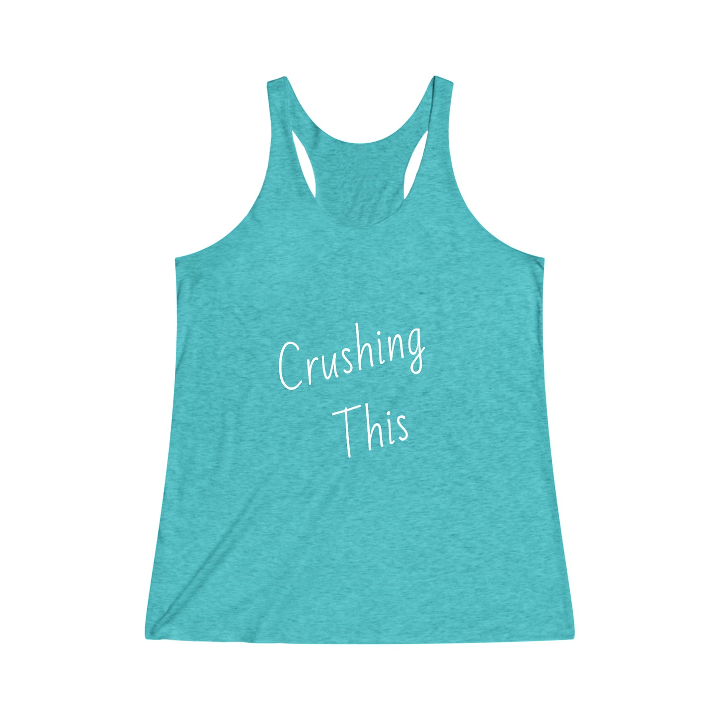 Crushing This - Women's Tri-Blend Racerback Tank