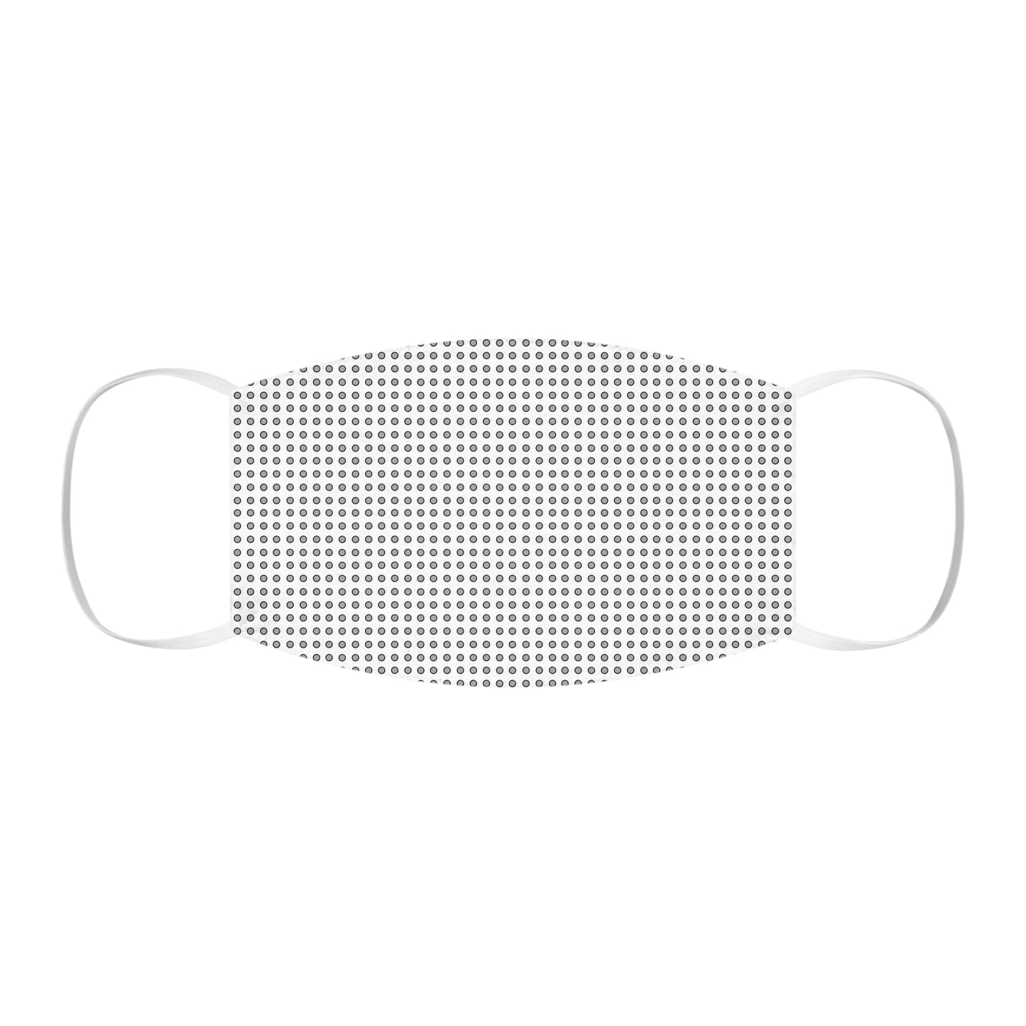 Grey Dots - Snug-Fit Polyester Face Mask