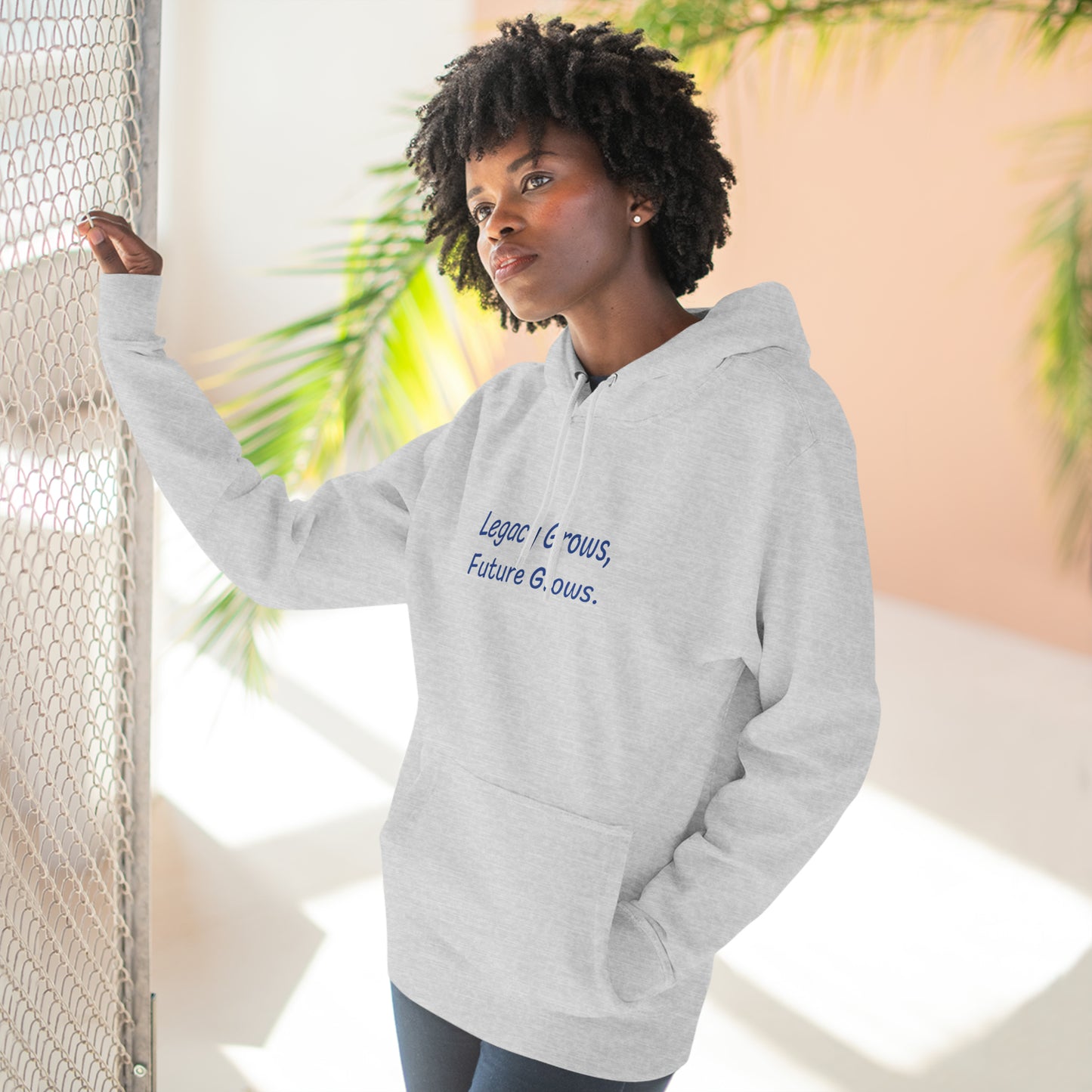 Legacy Grows, Future Glows - Three-Panel Fleece Hoodie