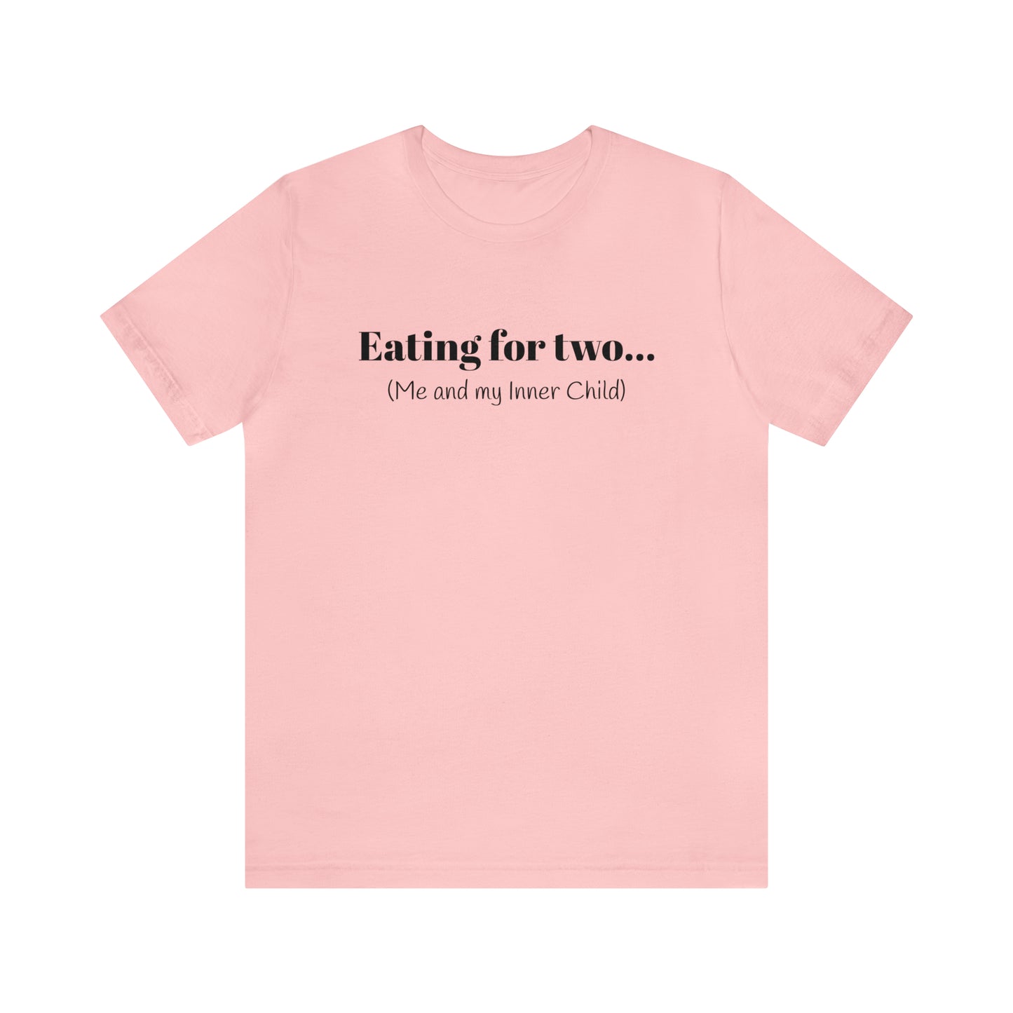 Eating for two... Me and my Inner Child - Unisex Jersey Short Sleeve Tee