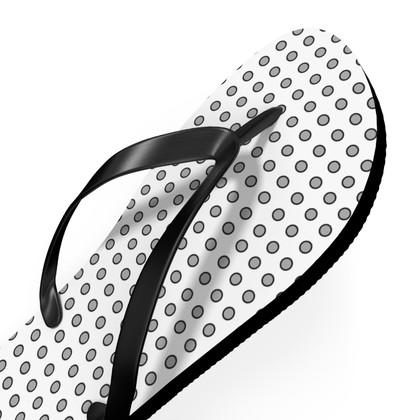 Grey Dots - Flip Flops