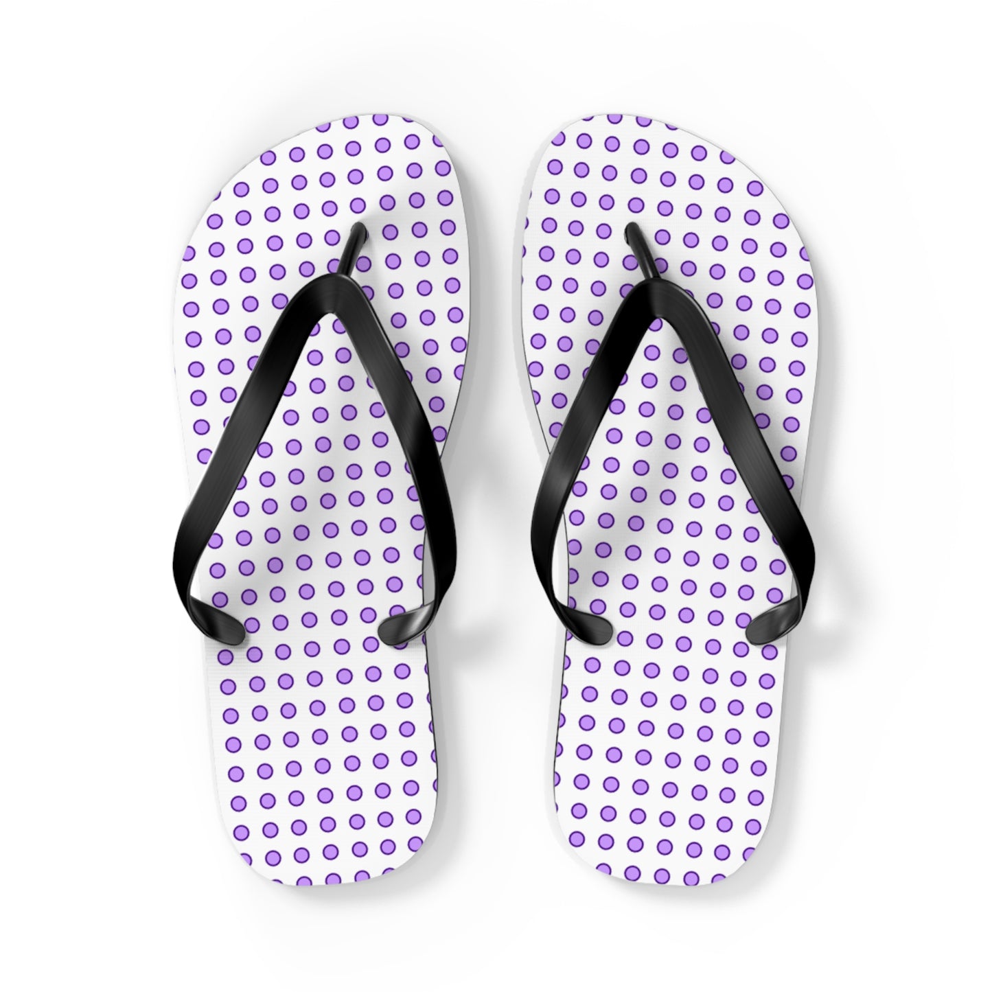 Purple Dots - Flip Flops