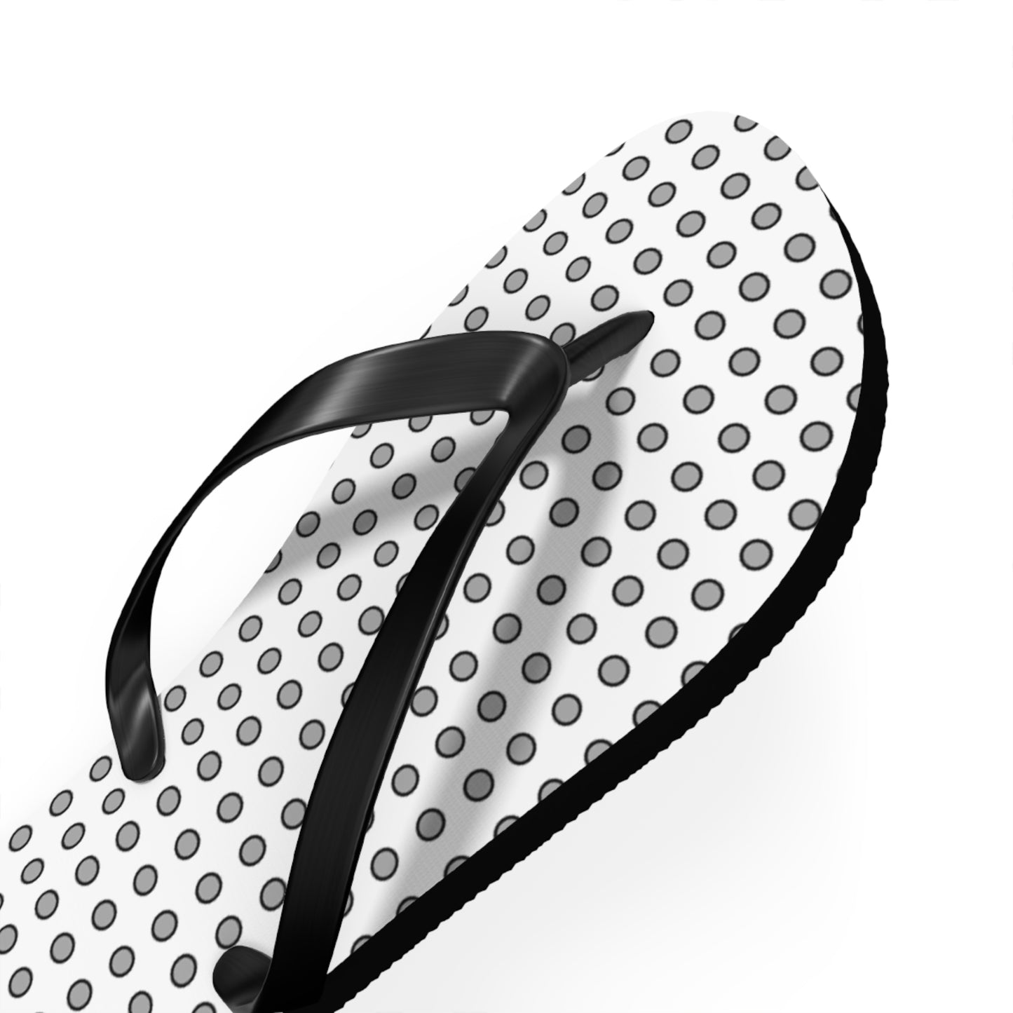 Grey Dots - Flip Flops