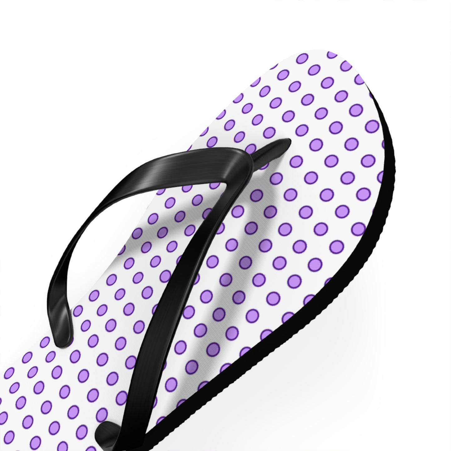 Purple Dots - Flip Flops