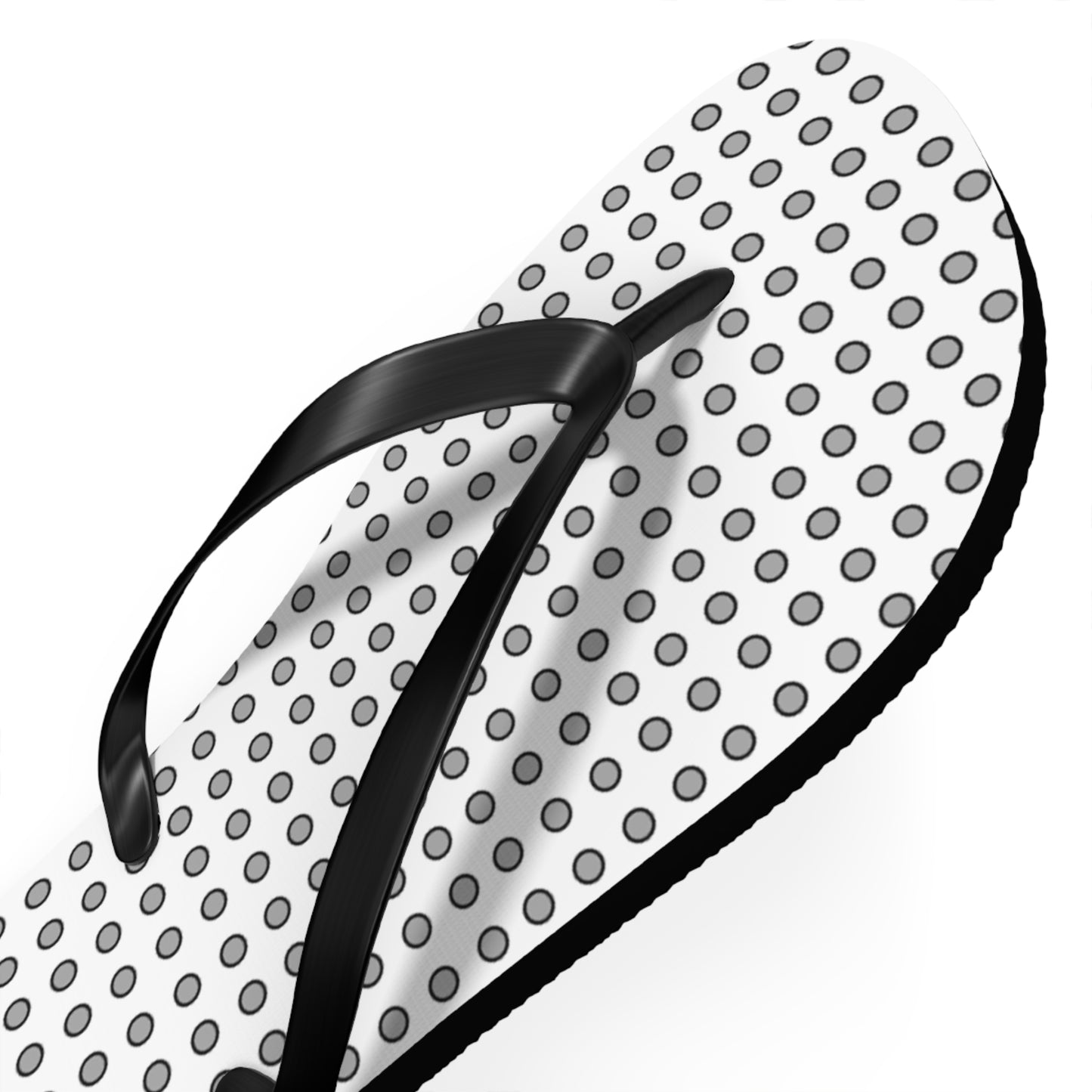 Grey Dots - Flip Flops