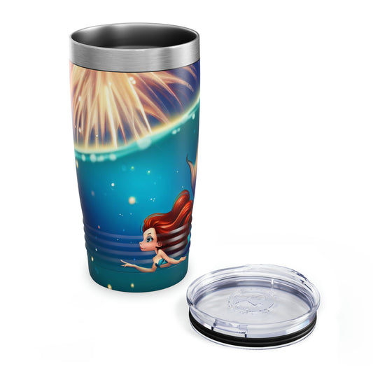 Mermaid Independence - Ringneck Tumbler, 20oz