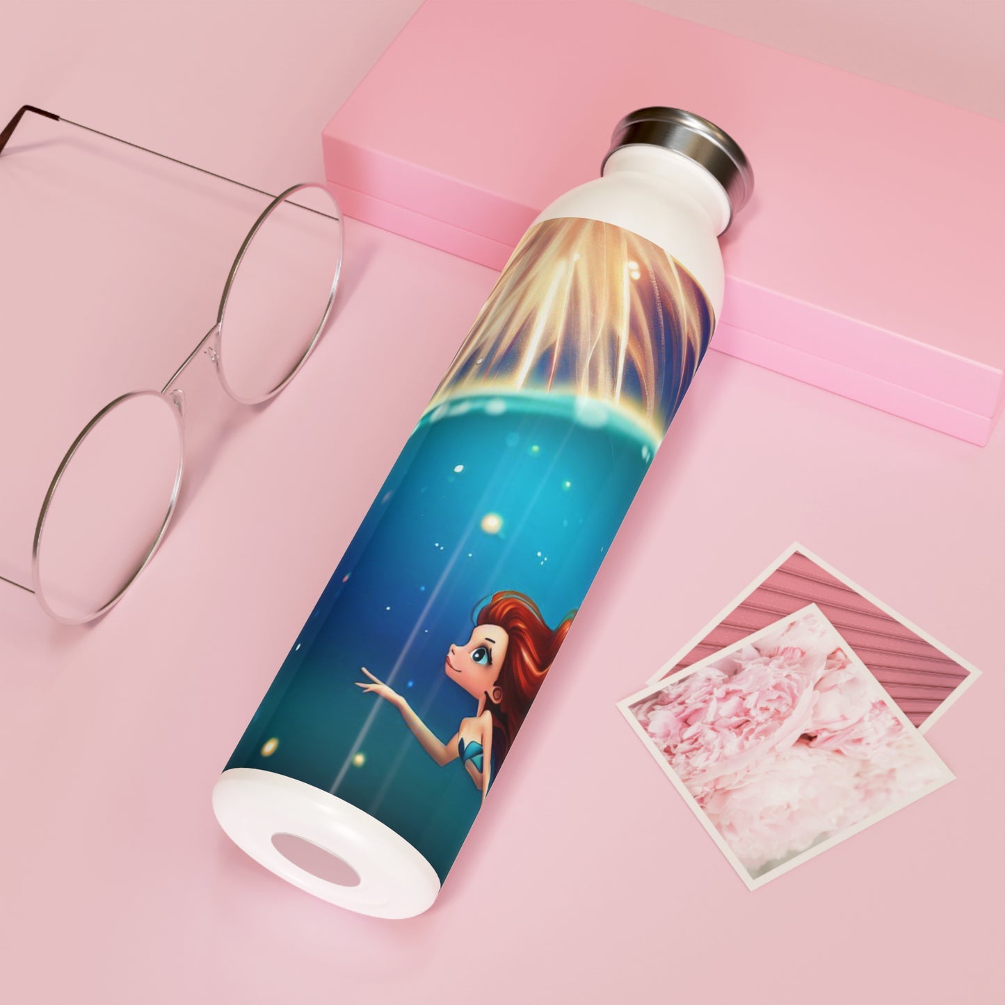 Mermaid Independence - Slim Water Bottle