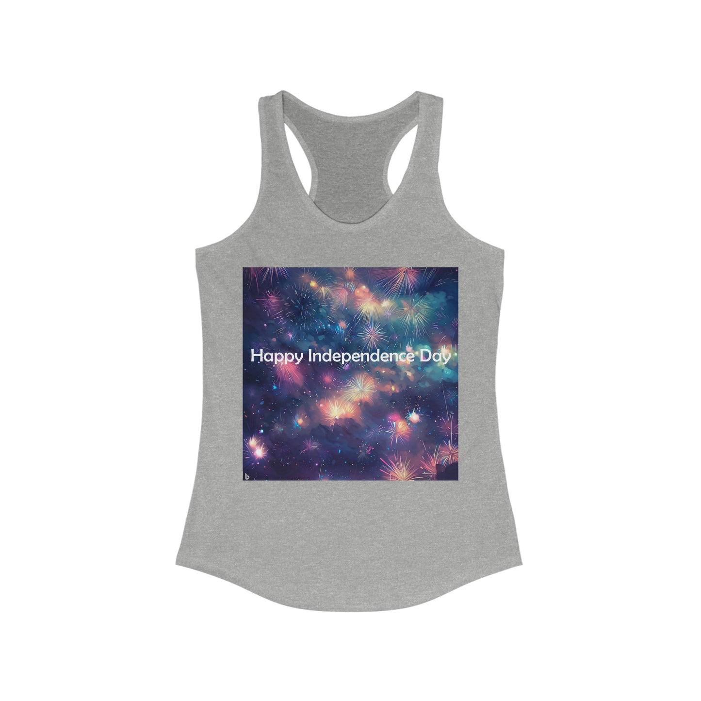 Happy Independence Day - Women's Ideal Racerback Tank