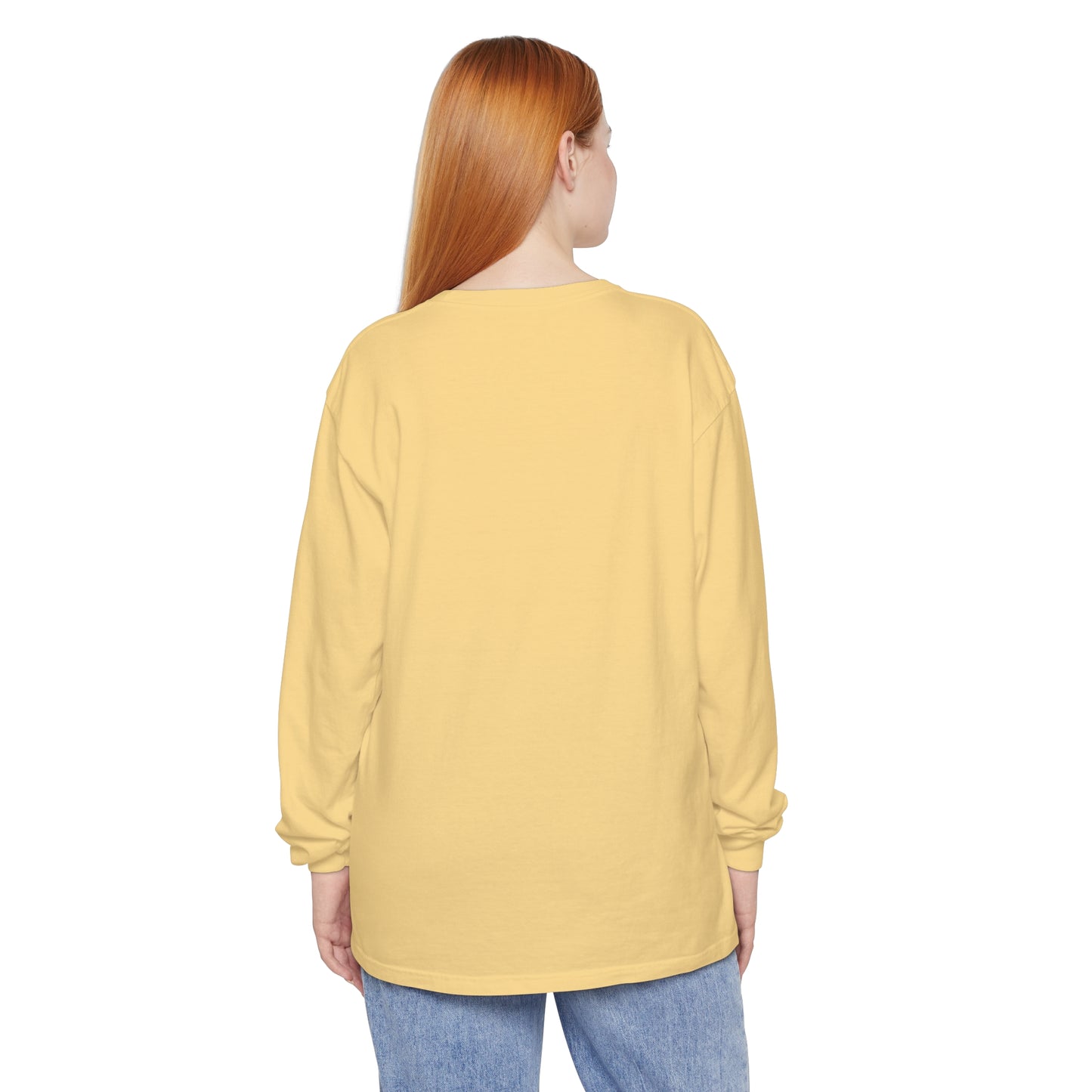 Existential Waiter, Here's Your Eggs - Unisex Garment-dyed Long Sleeve T-Shirt