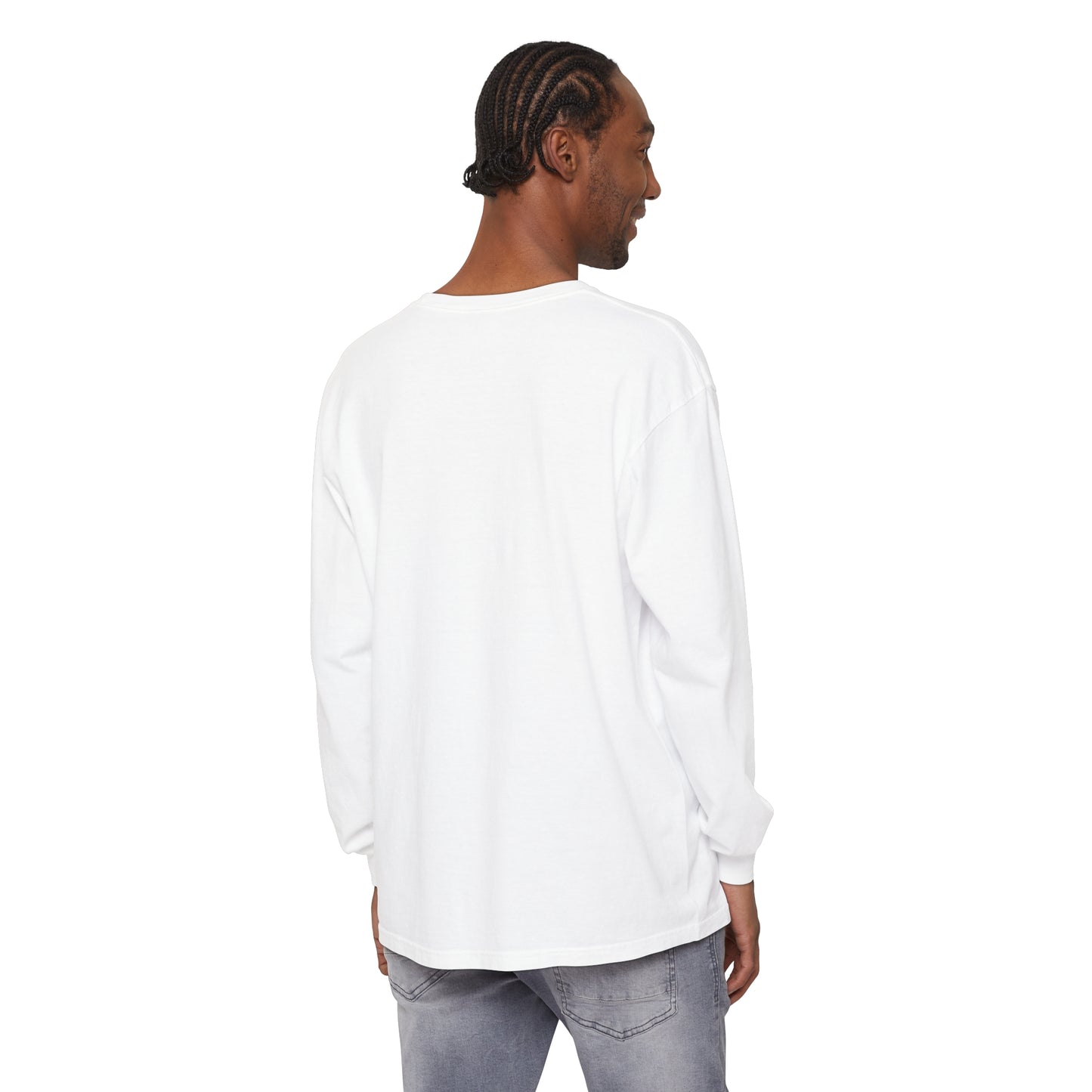 Existential Waiter, Here's Your Eggs - Unisex Garment-dyed Long Sleeve T-Shirt