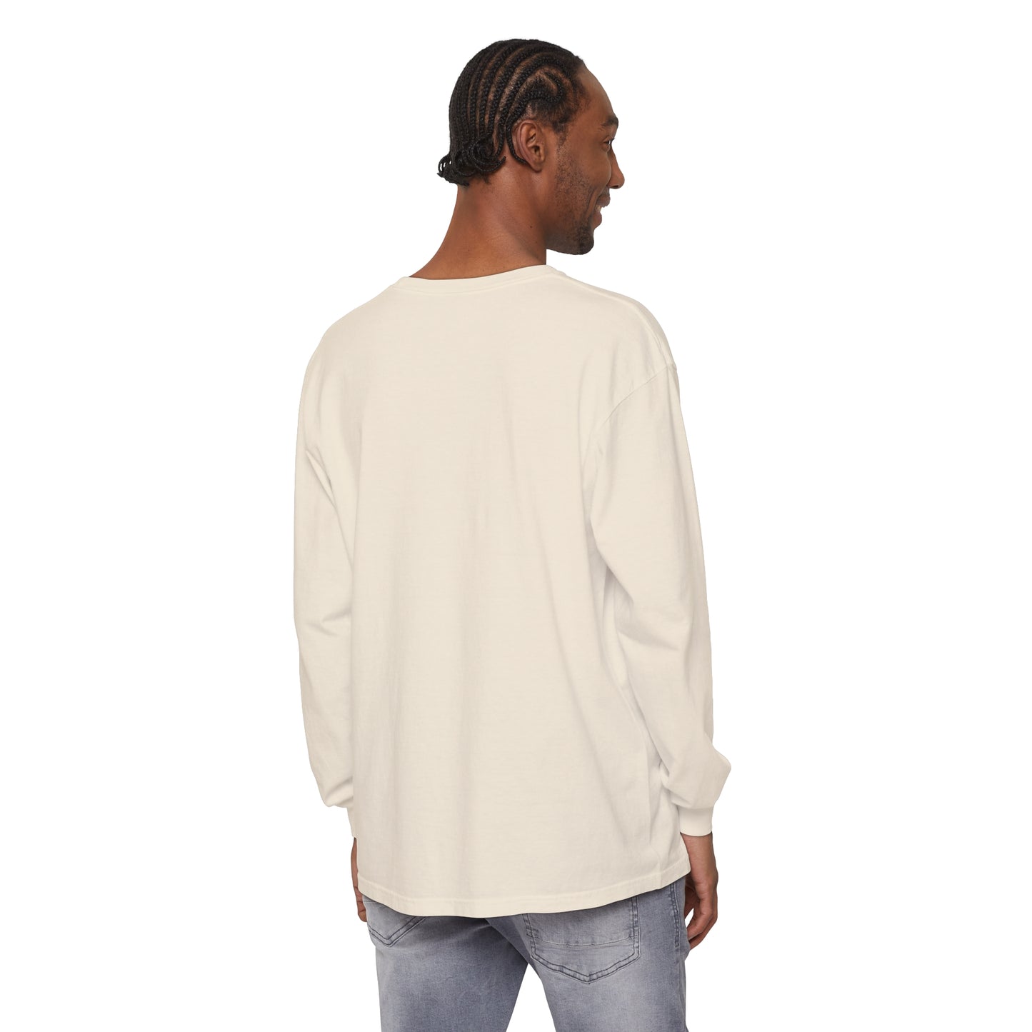 Existential Waiter, Here's Your Eggs - Unisex Garment-dyed Long Sleeve T-Shirt