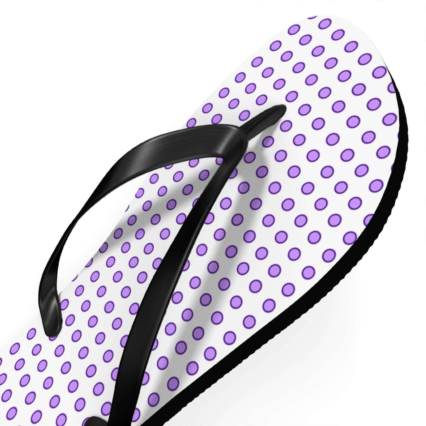 Purple Dots - Flip Flops