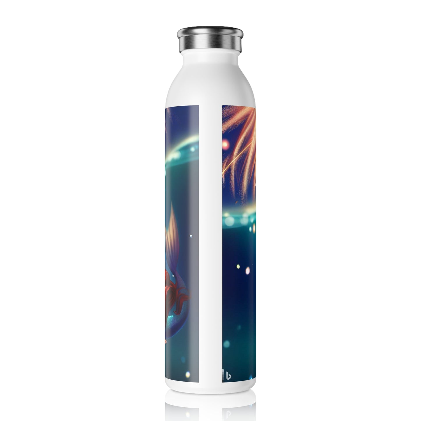 Mermaid Independence - Slim Water Bottle