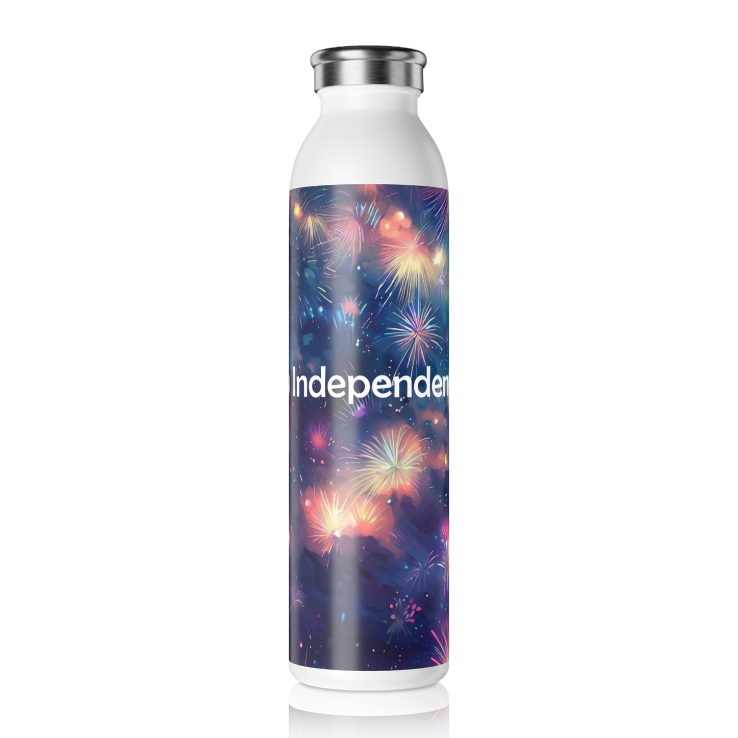 Happy Independence Day - Slim Water Bottle