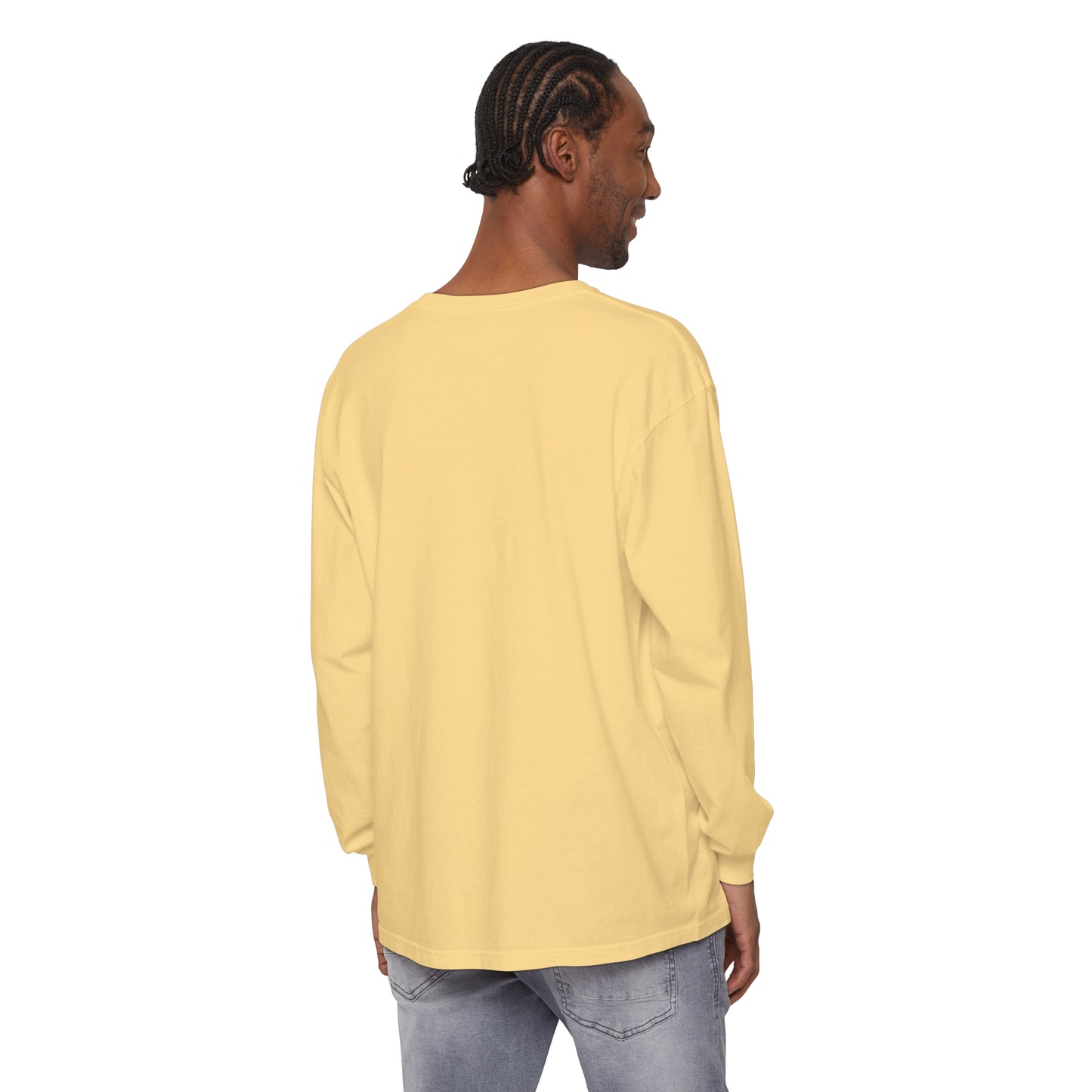 Existential Waiter, Here's Your Eggs - Unisex Garment-dyed Long Sleeve T-Shirt