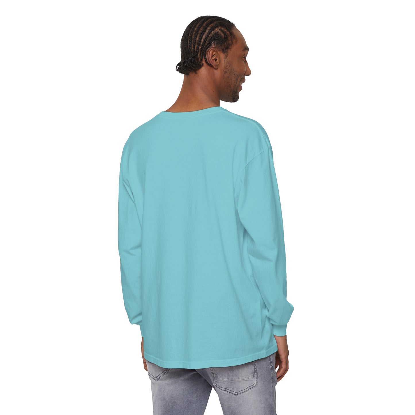 Existential Waiter, Here's Your Eggs - Unisex Garment-dyed Long Sleeve T-Shirt