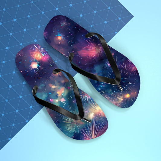 Nebula Fireworks - Flip Flops