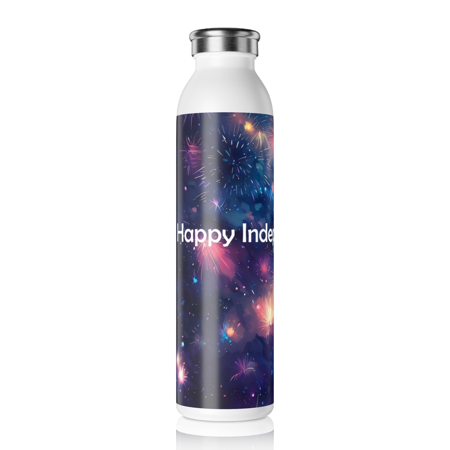 Happy Independence Day - Slim Water Bottle