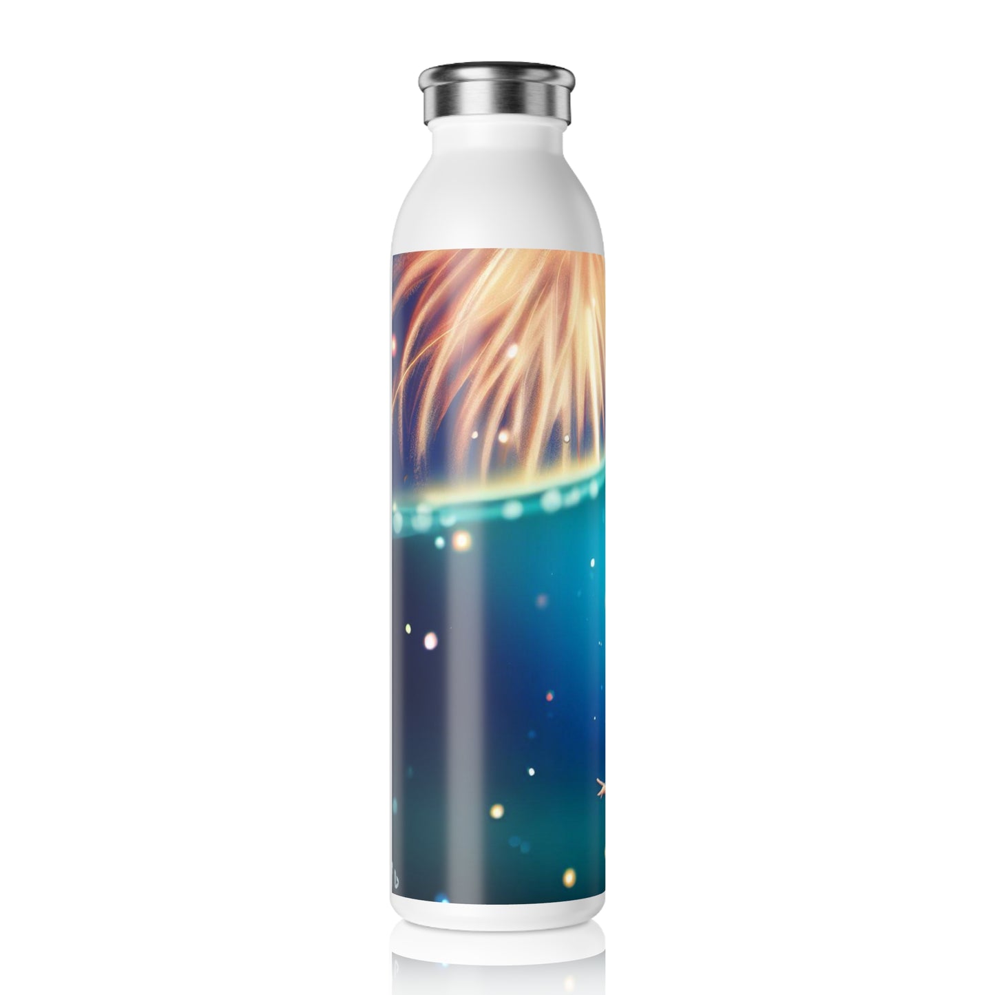 Mermaid Independence - Slim Water Bottle