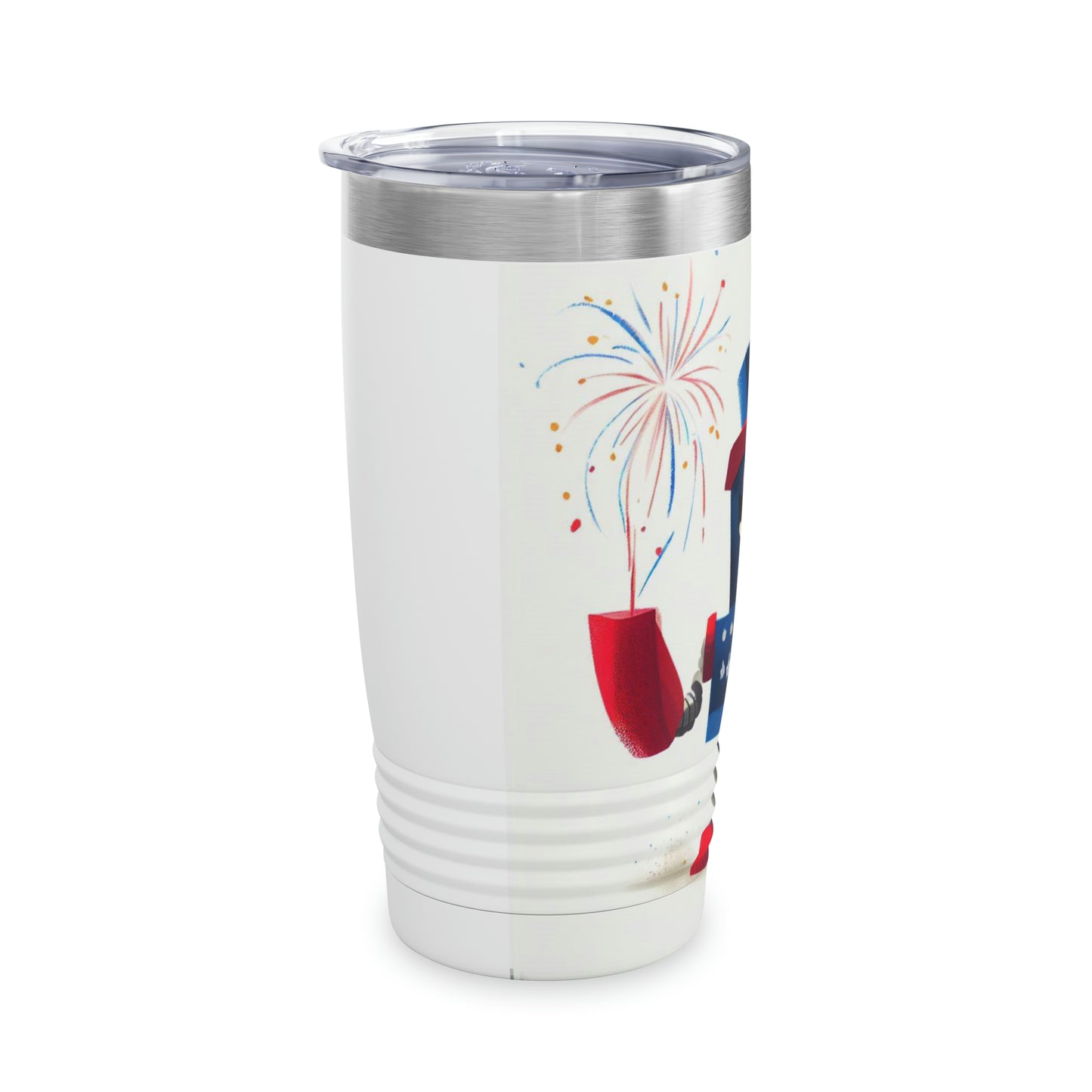 Fireworks Robot - Ringneck Tumbler, 20oz