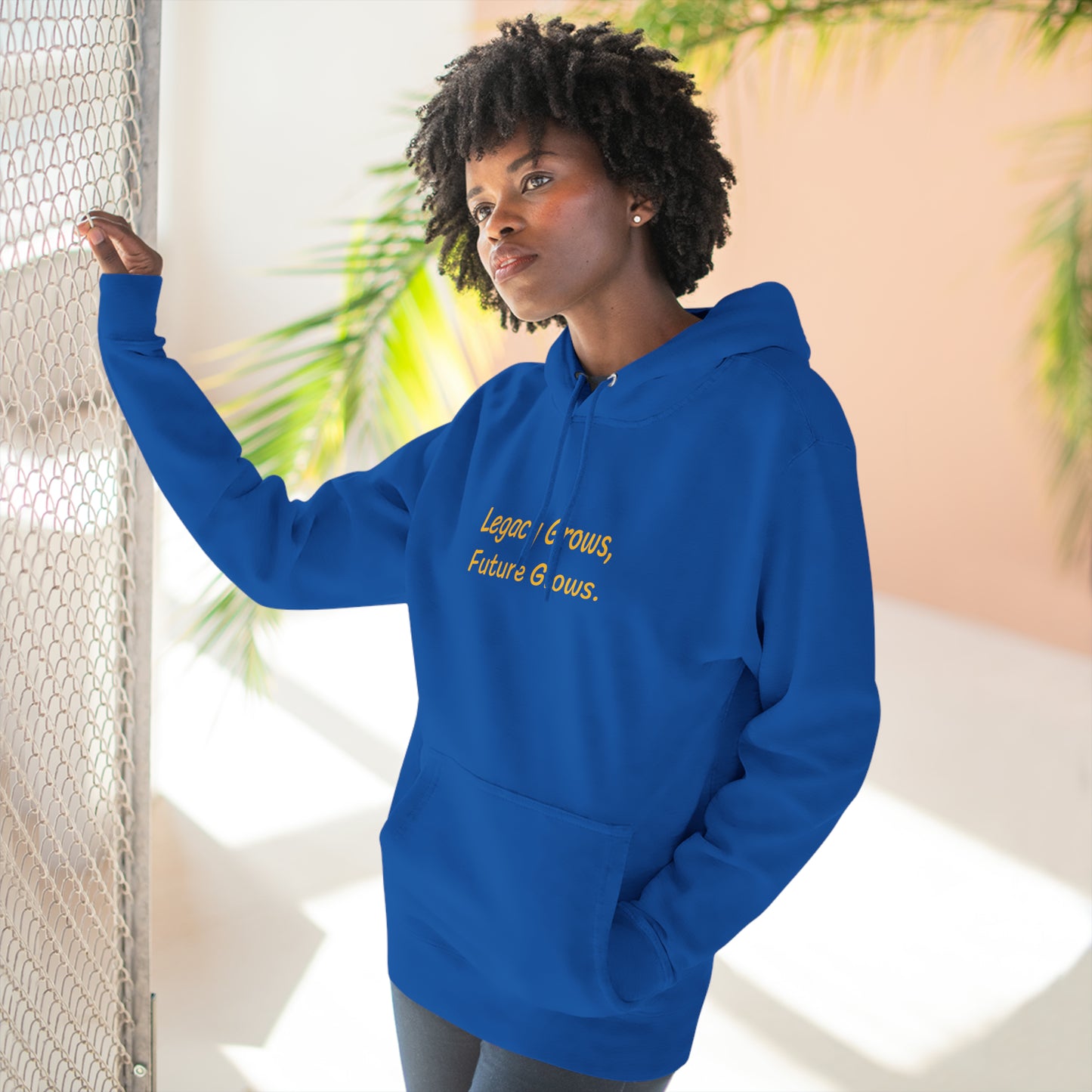 Legacy Grows, Future Glows - Three-Panel Fleece Hoodie