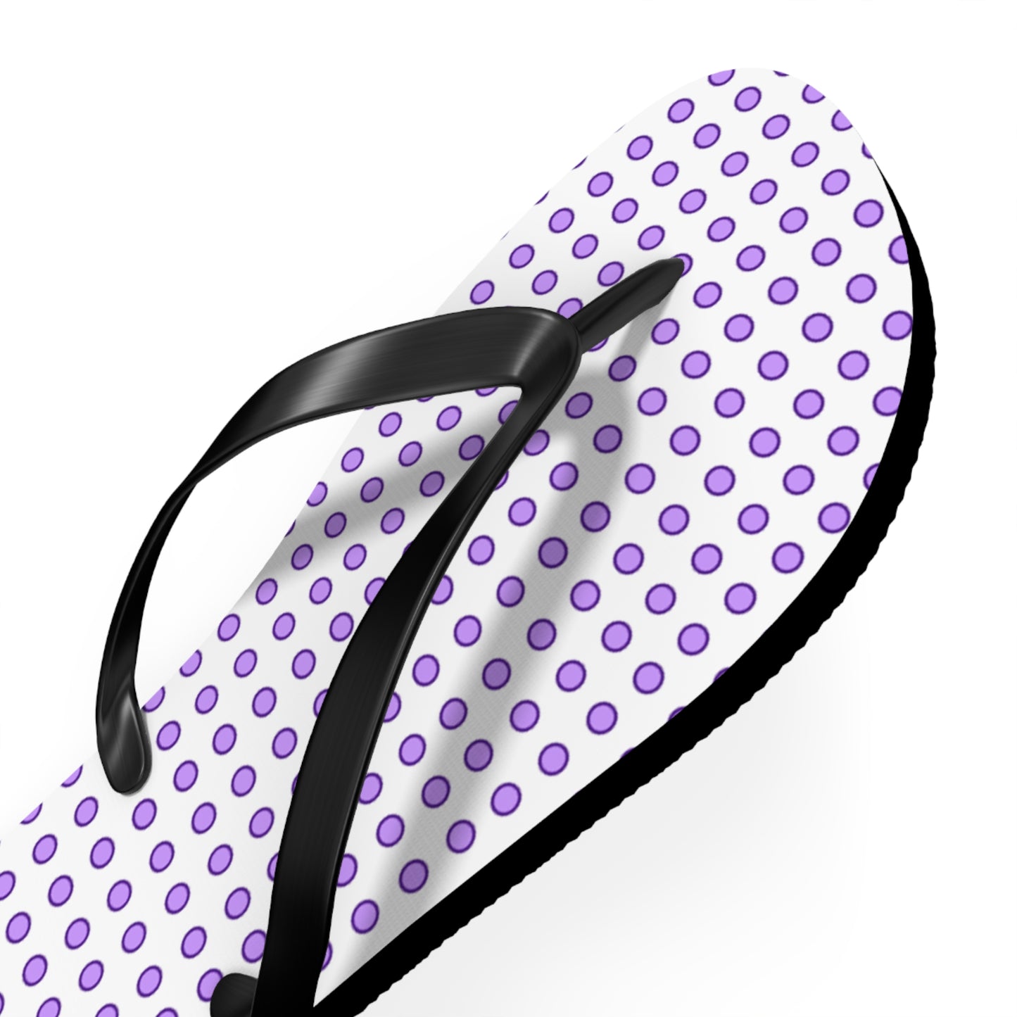 Purple Dots - Flip Flops