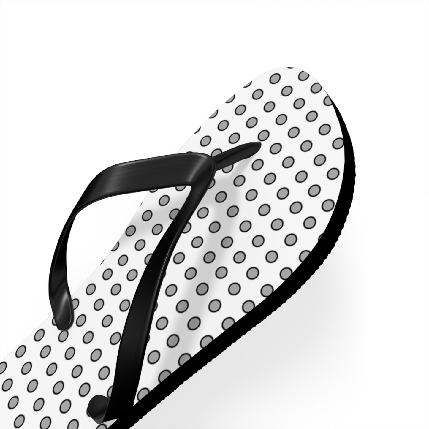 Grey Dots - Flip Flops