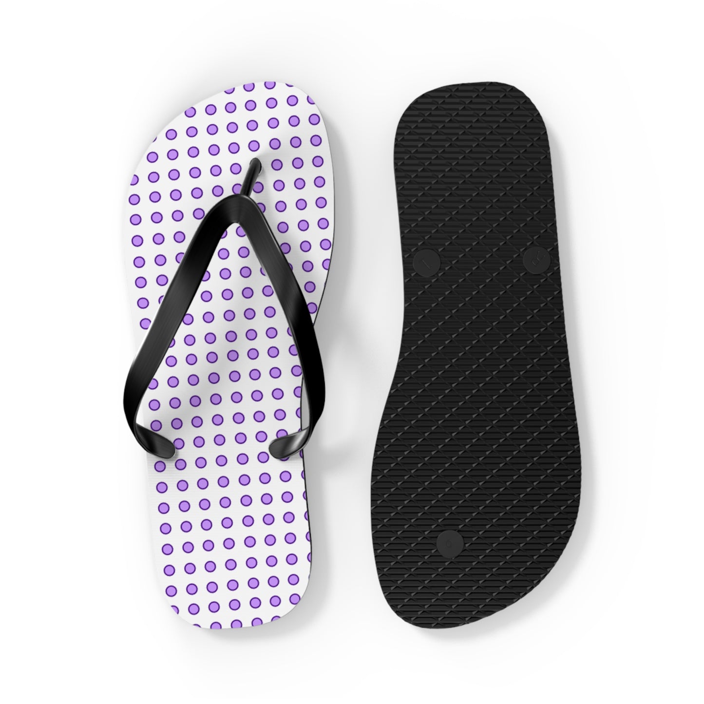 Purple Dots - Flip Flops