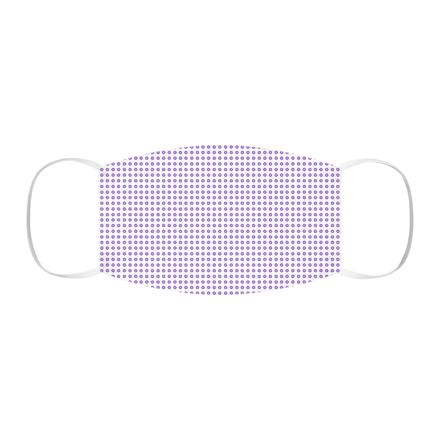 Purple Dots - Snug-Fit Polyester Face Mask