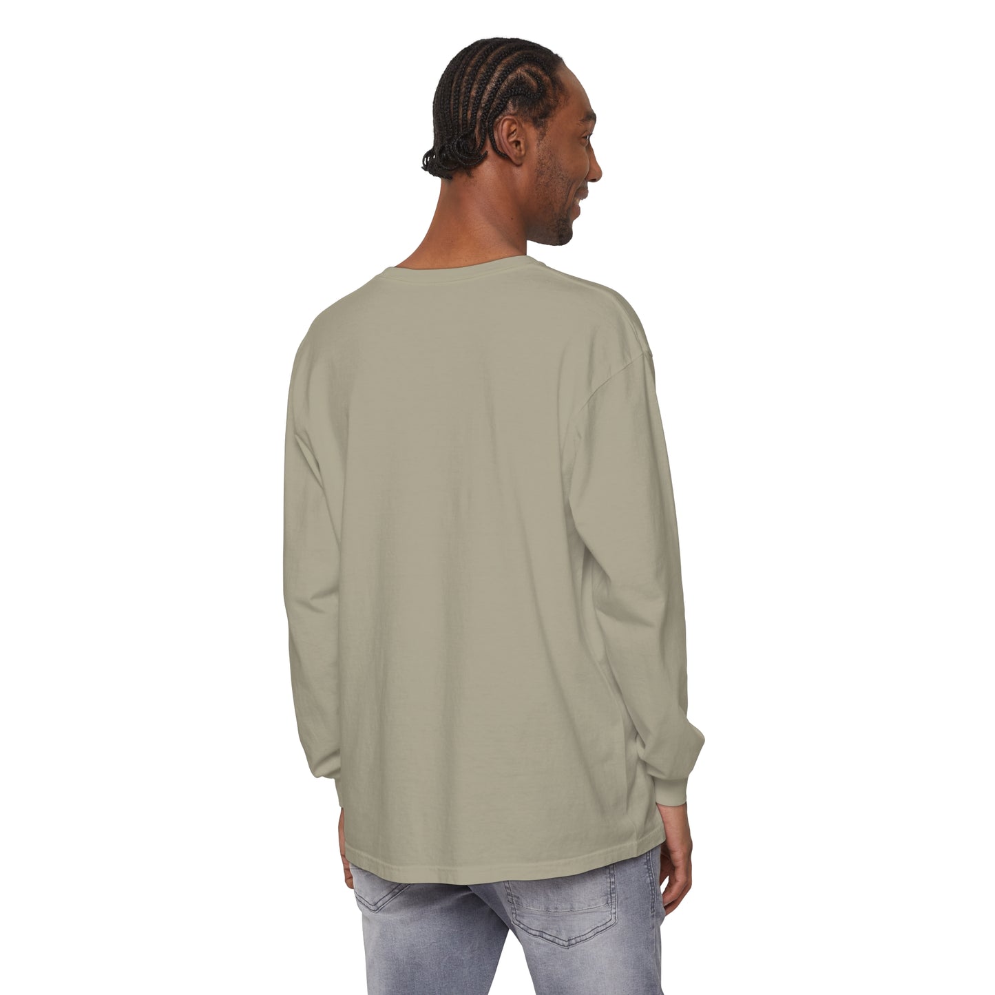 Existential Waiter, Here's Your Eggs - Unisex Garment-dyed Long Sleeve T-Shirt